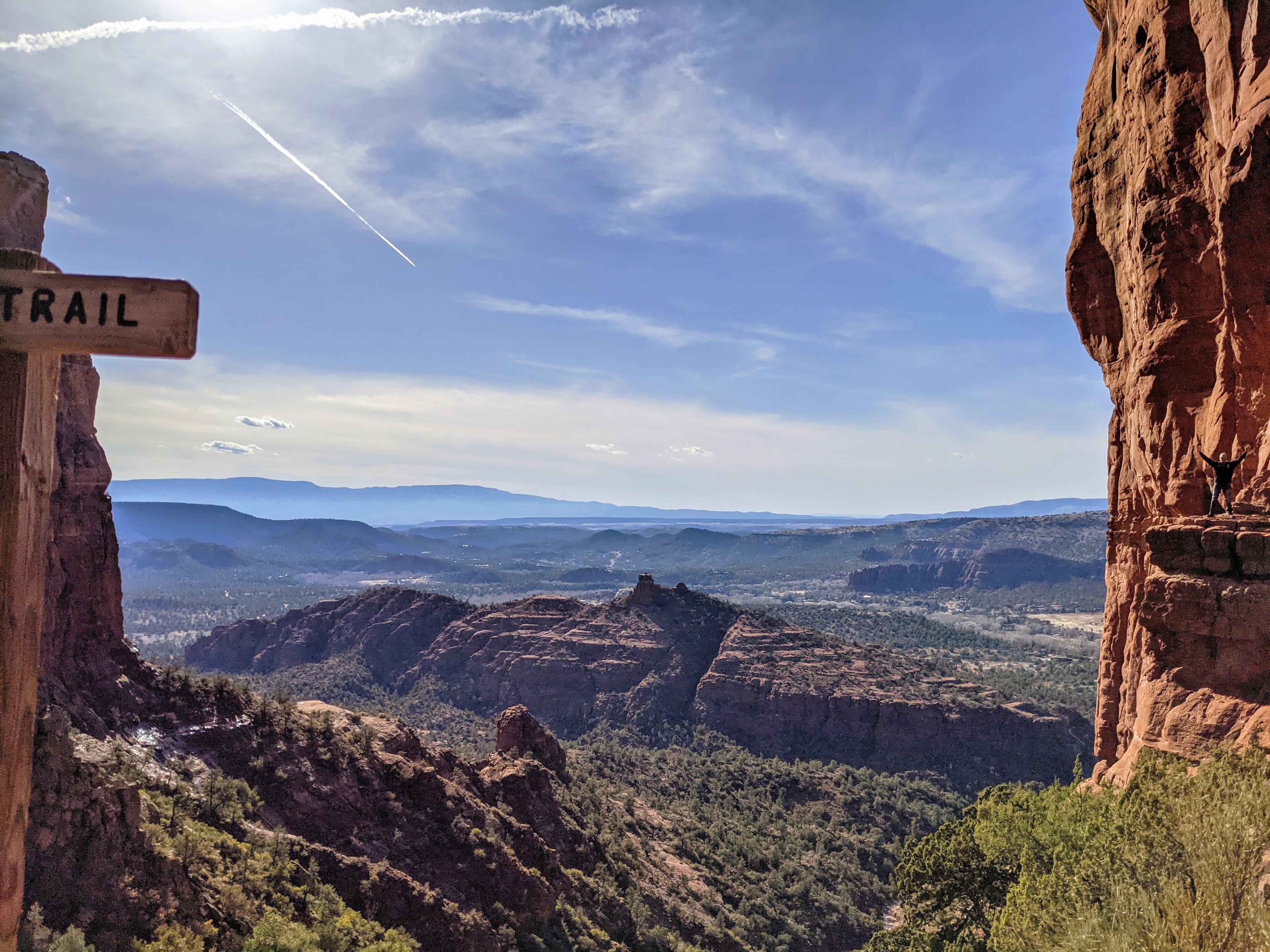 The view from Bell Rock in Sedona