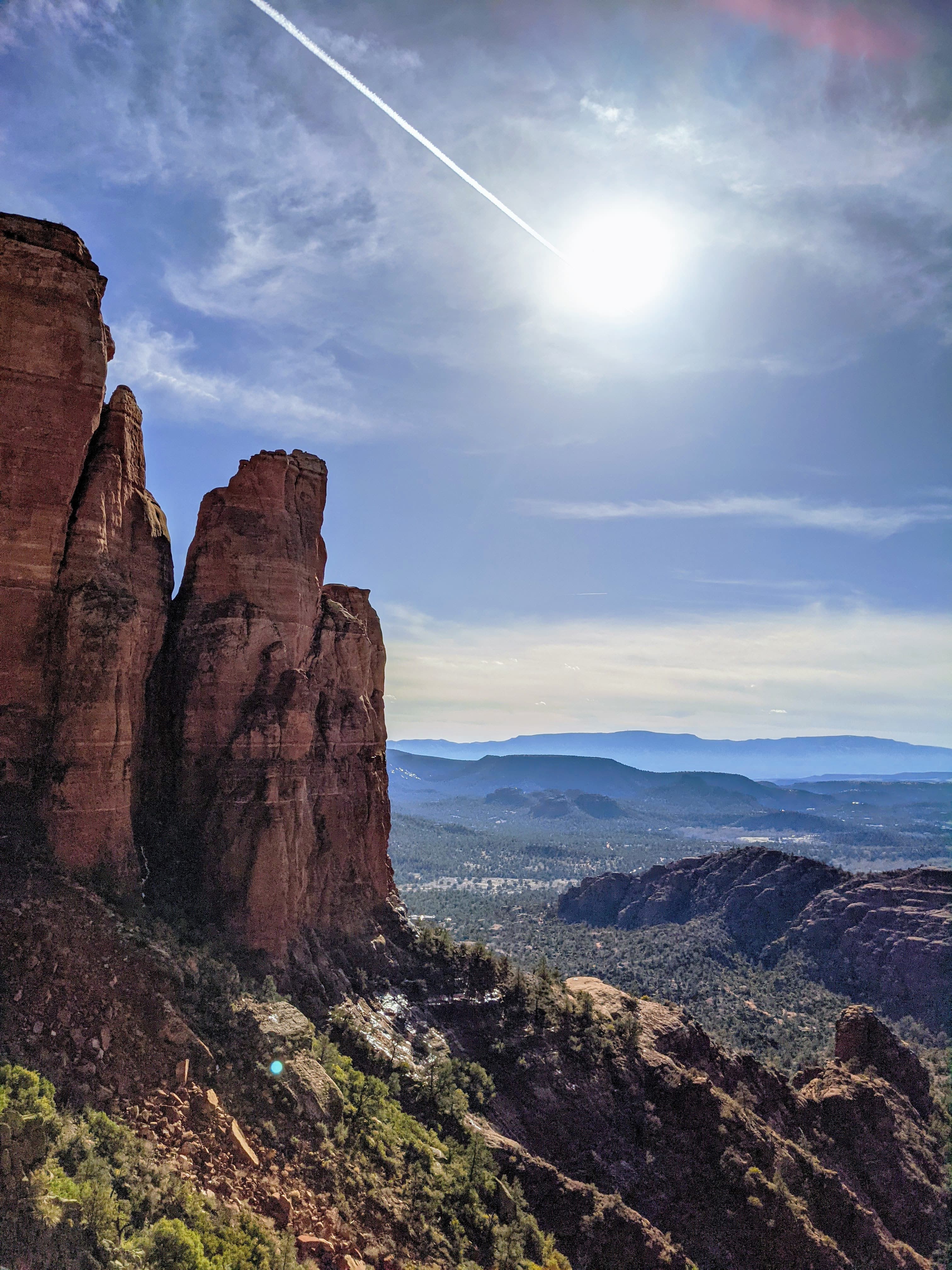 The view from Bell Rock in Sedona