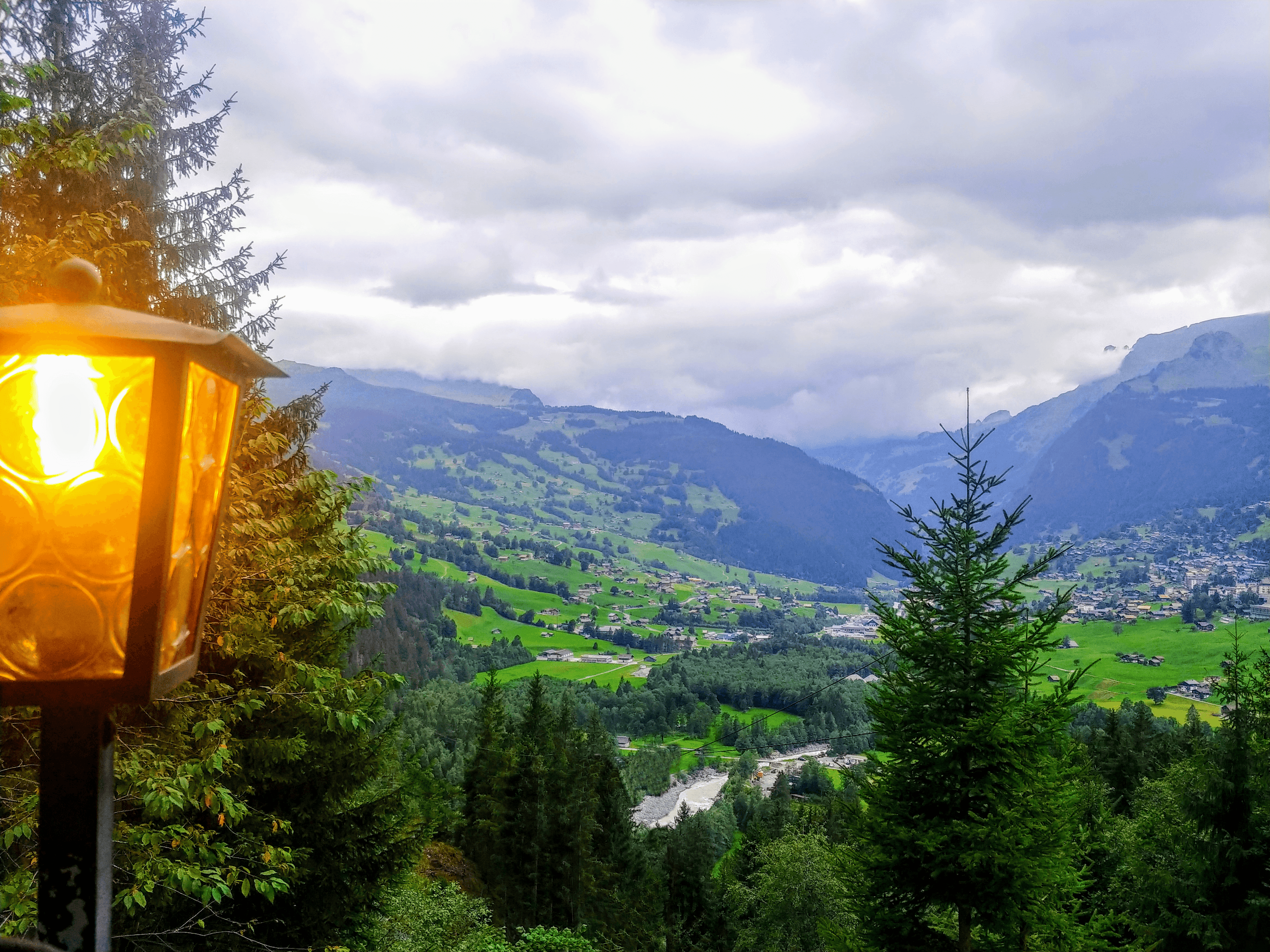 Overlooking Grindelwald from Marmorbruch