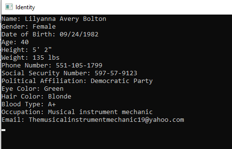 An application for generating random IDs!