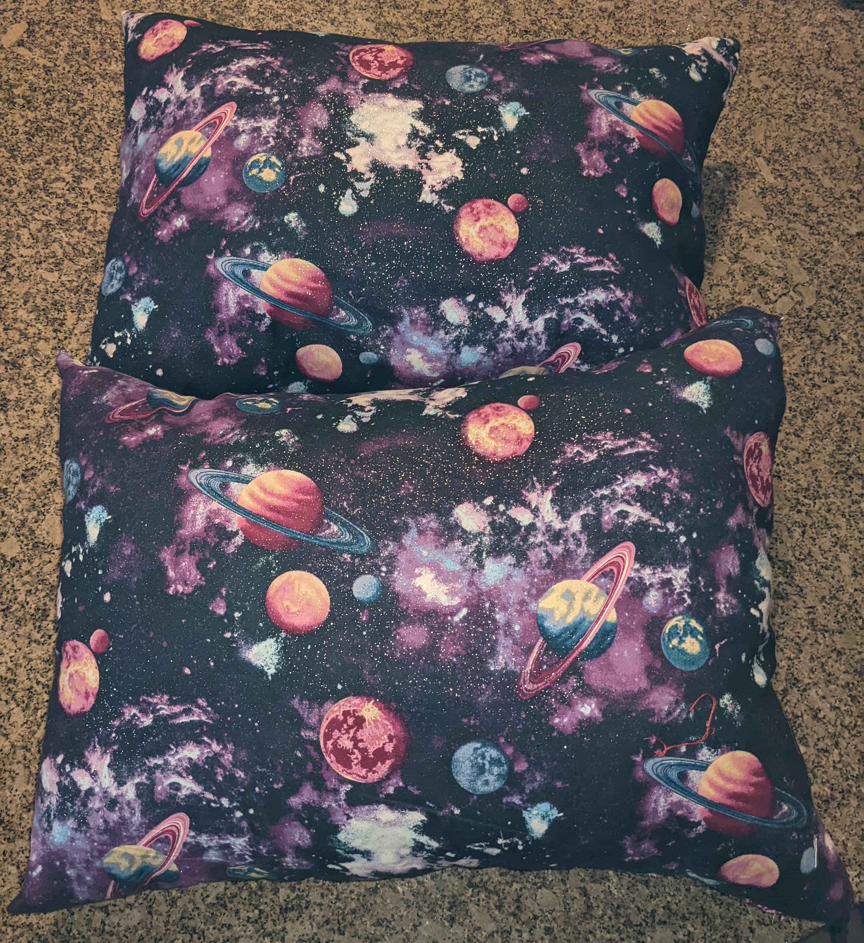 A pillow for me, a pillow for Mike